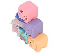 Stylebest Blocchi per Bambini in Morbido Silicone, Giocattoli Educativi da Spremere per Bambini Dai 6 Mesi in su, 6 Forme e Texture di Animali