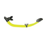 Stylebest Boccaglio per Immersione Easy Breath Comodo Boccaglio Asciutto per Apnea e Snorkeling Silicone Leggero 1 unità (Gialla)