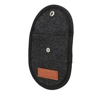 Stylebest Borsa per Plettro per Chitarra Porta Plettro Compatto e Durevole per Musicisti - Materiale in Feltro di Lana, Custodia Portatile (Nero opaco)