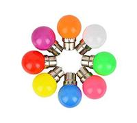 Stylebest Bulbo LED da 20 Pezzi, Colore B22 3W Equivalente 30W 240LM B22 Bulbi di Baia di Baionetta Garland Colore LAGGI MULticolore a LED per la Festa del Bar Home (Arancia)