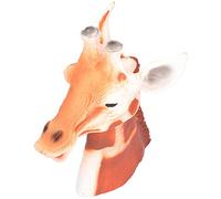Stylebest Burattino a Mano Giraffa Giocattolo Animale Carino e Realistico per la Narrazione e lo Sviluppo Dell'immaginazione per Bambini, Realizzato in Lattice Sicuro 20 X 18,5 X 25 Cm