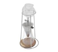 Stylebest Caffettiera Drip Tower Caffettiera Ghiacciata Elegante e Riutilizzabile per la Domestica Trasparente 600 Ml
