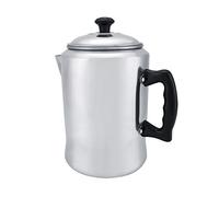 Stylebest Caffettiera in Alluminio con Finitura Lucida, Perfetta per Preparare tè e caffè Alla Moda per la Domestica 14 * 14 * 24 Cm