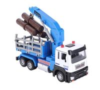 Stylebest Camion Giocattolo per Legname in Scala 1:32 con Effetti Musicali Leggeri per Bambini Dai 6 Anni in su, Materiale in Lega, Divertente Gioco di Simulazione (Blu)