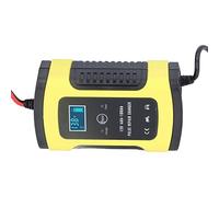 Stylebest Caricabatteria per Auto 12V 6A Dispositivo di Ricarica Automatico Efficiente per Auto Camion Moto Barche ABS Alluminio