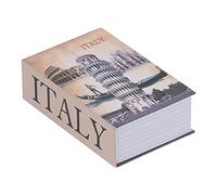 Stylebest Cassaforte per Libri con Password Design Elegante per Conservare Monete e Oggetti di Valore Realizzato in Carta Ruvida e Acciaio Inossidabile 7,1x4,6x2,2 Pollici
