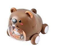 Stylebest Catapulta Auto Giocattoli Simpatico Cartone Animato Animale Espulsione Attrito Auto per Bambini Plastica 1 unità (Piccolo Orsetto Standard)