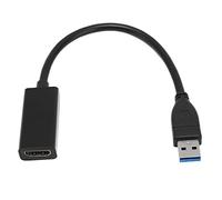 Stylebest Cavo di interfaccia multimediale da USB 3.0 a HD Adattatore video portatile 1080P per formazione aziendale Gaming Nero 1 Unità