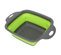 Stylebest Cestello di Scarico Pieghevole, Resistente Cestello per Lavare le Verdure, Filtro Pieghevole per Pulire Frutta e Verdura, Materiale PP e TPR, Ca.11,42x8,66 Pollici