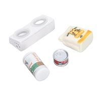 Stylebest Ciotola per Cibo per Gatti in Miniatura Set di Dolcetti Realistici per la Cucina della Casa delle Bambole 1/12 e il Gioco in Giardino, Resina Non Tossica (A)