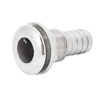 Stylebest Connettore Passante per Scafo con Portagomma Resistente Alla Corrosione per Tutti i di Imbarcazioni in Acciaio Inossidabile (3/4")