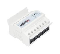 Stylebest Contatore di Energia Trifase su Guida DIN con Anti-interferenza Elettromagnetica e Lunga Durata per Applicazioni Interne - Contatore Elettronico di KWh 20(80) A