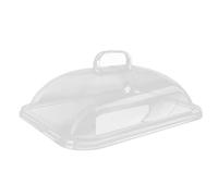 Stylebest Copertura Antispruzzo Copertura per Alimenti in Acrilico Trasparente Trasparente per, Design Comodo e Pratico, 3 Opzioni di Dimensione (Medio)