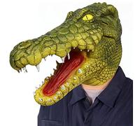 Stylebest Copertura del Viso per la Testa, Maschera per Animali in Lattice per la Festa di Halloween, con Respirazione e Vista Confortevoli, per Regali di Carnevale di Cosplay