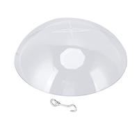 Stylebest Copertura Protettiva per Mangiatoia per Uccelli, Cupola in Acrilico Trasparente per Appendere Mangiatoie per Uccelli, con Gancio per Prevenire gli Scoiattoli e Mantenere i Semi