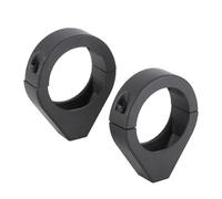 Stylebest Coppia di Staffe di Montaggio degli Indicatori di Direzione in Lega di Alluminio per Morsetti Forcella per Moto, Soluzione di Trasferimento Robusta, Installazione Semplice (Nero