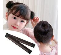 Stylebest Creatore per Capelli per Ciambelle Naturali, Realistiche, Dimensioni Regolabili, Facile da Usare per Feste, Viaggi a Casa, 1 unità (Marrone scuro)