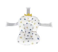 Stylebest Cuscino di Supporto per Bagnetto, Morbido Cuscino Galleggiante Regolabile per Vasca da Bagno per Neonati, 0-12 Mesi, Motivo a Bianca