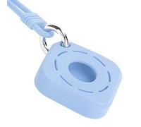 Stylebest Custodia Protettiva in Silicone Quadrata Cava con Cinturino per Localizzatore IOS, Resistente e Impermeabile, Facile da Trasportare in Viaggio, Materiale Morbido Non Tossico (Blu #22)