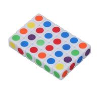 Stylebest Dadi a Punti Colorati a Sei Facce da 24 Pezzi per Insegnare i Colori Primari e Secondari, Perfetti per le Serate di Gioco in in Famiglia, Acrilico da 16 Mm