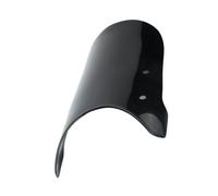 Stylebest Deflettore per moto universale da 5-7 pollici, resistente ai graffi per una guida confortevole con ABS + supporto metallico (Nero)
