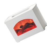 Stylebest Diffusore di Fuoco Umidificatore a Nebbia da 270 Ml con Funzionamento Silenzioso e Simulazione di per il Relax, Vaporizzatore D'aria Dal Design Premium (Bianca)