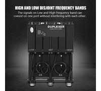 Stylebest Diplexer Duplex VHF da 25 W con Design a 6 cavità per la Comunicazione Wireless Nei Centri Commerciali