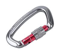 Stylebest Durevole Moschettone per Arrampicata su Roccia Ad Alta Resistenza con Funzione di Bloccaggio Automatico per Zaino in Spalla e attività All'aperto 25KN (Grigio)