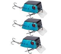 Stylebest Esca da Pesca a Forma Quadrata Mini Esca Realistica 3 Pezzi per Tutti gli Appassionati di Pesca Realizzata in ABS Resistente (3#)