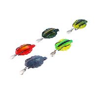 Stylebest Esche da Pesca Realistiche Set di 5 Esche Morbide per Tartarughe per la Pesca in Acqua Dolce e Salata, Materiale Siliconico Resistente