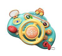 Stylebest Giocattolo di Simulazione del Volante per Bambini, Design Educativo Interattivo per Giochi Fantasiosi, Materiale Plastico Resistente (Verde)