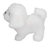 Stylebest Giocattolo Interattivo di Peluche Elettronico per Cani, Cucciolo Morbido Che Cammina con Funzione di Abbaiare per Bambini, Materiale Peluche di Alta qualità, Dimensioni 7,1 Pollici (bichón