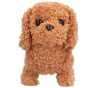 Stylebest Giocattolo Interattivo di Peluche Elettronico per Cani, Cucciolo Morbido Che Cammina con Funzione di Abbaiare per Bambini, Materiale Peluche di Alta qualità, Dimensioni 7,1 Pollici (Teddy)