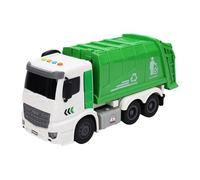 Stylebest Giocattolo per Camion della Spazzatura per Bambini, Macchinina a Spinta Inerziale con Effetti di Luce Musicale, Modello di Camion della Spazzatura Scorrevole per Bambini