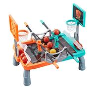Stylebest Gioco per Bambini Gioco di biliardino, Gioco di Basket per Bambini Gioco interattivo Genitore-Figlio Tiro a Doppia Punta delle Dita Giochi da Tavolo per 2 Giocatori