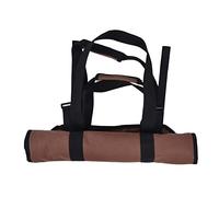 Stylebest Grande Borsa per Legna da Ardere, in Resistente Tessuto Oxford, per Campeggio All'aperto e Uso Domestico, Facile da Trasportare e da Pulire (Marrone)