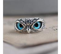 Stylebest Gufo, Gufo della Saggezza in Argento Sterling con Squisiti Dettagli Laterali, Comodo da Indossare, per Donne Ragazze Madri Come per la Festa della Mamma Anniversario (#1)