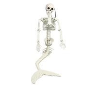 Stylebest Halloween Posabile Scheletro di Dimensioni della Vita, Ossa Realistiche del Corpo Pieno con Giunti Mobili per le Decorazioni di Decorazioni Interne Ed Esterne di Halloween