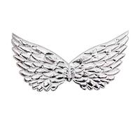 Stylebest Halloween Wing for Girls Fairy, Princess Costume Accessori, Birthday Christmas Party, per Bambini Come Halloween Valentine Birthday Christmas Party (silver)