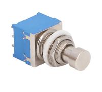 Stylebest Interruttore a Pedale Effetto Chitarra 9 Pin Affidabile True Bypass Stomp Switch per Musicisti Blue Metal 1 unità