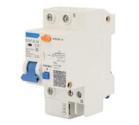 Stylebest Interruttore Automatico DZ47LE 32 1P+N, Protezione Affidabile Dalle Perdite di Terra, Previene Incidenti da Scosse Elettriche per Progetti Domestici e di Costruzione, Design Compatto (12A)
