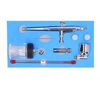 Stylebest Kit Aerografo G1/8 Strumento Durevole per Pistola a Spruzzo di Vernice Ideale per la Pittura di Modelli e la Decorazione Domestica 0,2 Mm 0,3 Mm,5