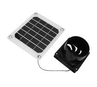 Stylebest Kit Aspiratore Compatto con Ventola Ad Energia Solare da 20 W per Cucce e Pollai, Ventilatore Solare Portatile, Design Ad Alta Efficienza Energetica