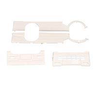 Stylebest Kit Circondati per Carrozzeria RC, Copertura Decorativa di Alta qualità, Modifica il Tuo Camion per Stile Unico, Adatto per WPL D12, Plastica ABS Resistente (Bianca)