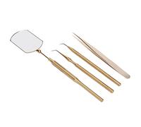 Stylebest Kit di Strumenti per Arte delle Ciglia Pinzette Professionali per Estensione dello Specchio per Ispezione Ciglia in Acciaio Inossidabile per Truccatori Scatola di Immagazzinaggio 8,5