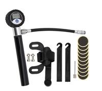 Stylebest Kit Pompa per Bicicletta Pompa Ad Aria con Display Digitale Compatta e Portatile per il Gonfiaggio dei Pneumatici e la Riparazione delle Forature per gli Appassionati di Biciclette e