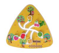 Stylebest Labirinto di Legno Giocattolo per L'apprendimento Precoce con Puzzle Colorati per Migliorare le capacità Cognitive dei Bambini Dai 3 Anni in su - Legno Massello, 9,1 X 8,7 X 0,9 Pollici