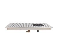 Stylebest Lavatrice automatica in acciaio inossidabile nero per una pulizia rapida nei caffè, durevole e resistente alle alte temperature, testa a forma di fiocco di neve da 4,3"