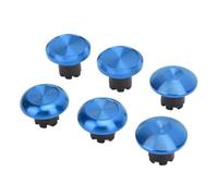 Stylebest Levette in Metallo per Controller Edge e Pro, Cappucci Joystick Intercambiabili per un Controllo Migliore, Set da 6 Pezzi in Colori Vivaci (Blu)