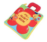 Stylebest Libro in Stoffa per Bambini per L'apprendimento Precoce, Giocattolo Educativo Creativo in Tessuto Morbido per Neonati e Bambini Piccoli 18 Cm X 24 Cm